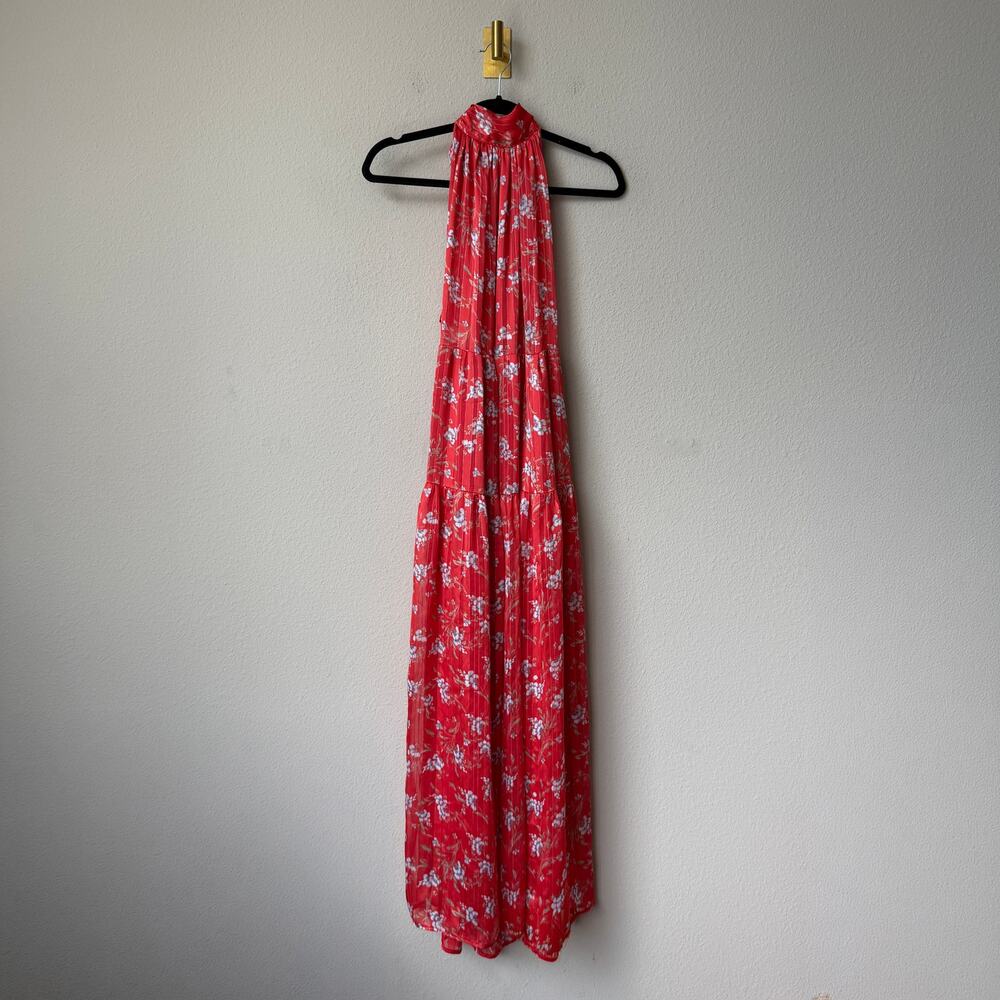 Sabina Musayev Hawaii Dress in Red Ditsy Floral Size S - Picture 3 of 6